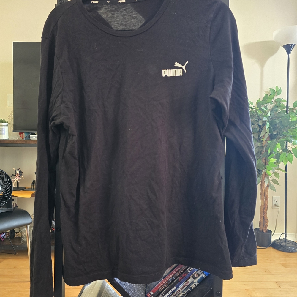 Puma Women's Black Long Sleeve Shirt